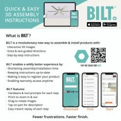 Kensgrove 54 in. Integrated LED Brushed Nickel Ceiling Fan with Light and Remote Control by Home Decorators Collection -Outlet Home Decorators Collection Store brushed nickel home decorators collection ceiling fans with lights yg493a bn 76 1000