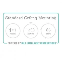 Kensgrove 54 in. Integrated LED Brushed Nickel Ceiling Fan with Light and Remote Control by Home Decorators Collection -Outlet Home Decorators Collection Store brushed nickel home decorators collection ceiling fans with lights yg493a bn d4 1000