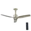 Chaplin 52 in. Indoor Brushed Nickel Ceiling Fan with Remote by Home Decorators Collection
