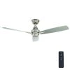 Samson Park 52 in. Indoor Brushed Nickel Ceiling Fan with Remote Control by Home Decorators Collection -Outlet Home Decorators Collection Store brushed nickel home decorators collection ceiling fans without lights yg620 bn 64 1000