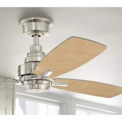 Samson Park 52 in. Indoor Brushed Nickel Ceiling Fan with Remote Control by Home Decorators Collection -Outlet Home Decorators Collection Store brushed nickel home decorators collection ceiling fans without lights yg620 bn a0 1000
