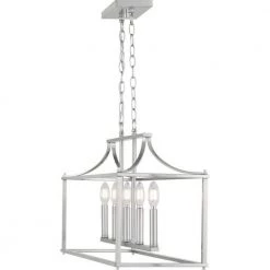 Crestview 5-Light Brushed Nickel Linear Chandelier by Home Decorators Collection -Outlet Home Decorators Collection Store brushed nickel home decorators collection chandeliers 1046hdcbndi 1d 1000