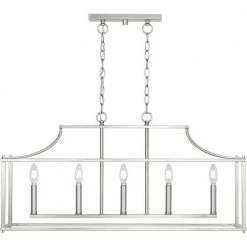 Crestview 5-Light Brushed Nickel Linear Chandelier by Home Decorators Collection -Outlet Home Decorators Collection Store brushed nickel home decorators collection chandeliers 1046hdcbndi a0 1000