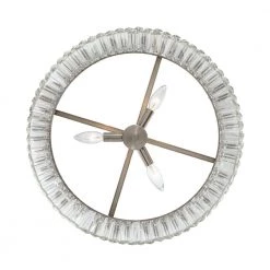 Winthrop 3-Light Brushed Nickel Crystal Chandelier for Dining Room by Home Decorators Collection -Outlet Home Decorators Collection Store brushed nickel home decorators collection chandeliers c6188 3 1f 1000