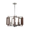 Zurich 6-Light Brushed Nickel Chandelier with Wood Accents by Home Decorators Collection 2 Zurich 6-Light Brushed Nickel Chandelier with Wood Accents by Home Decorators Collection -Outlet Home Decorators Collection Store brushed nickel home decorators collection chandeliers hd 1253bn 64 1000