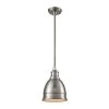 1-Light Die-Cast Aluminum Hardware Brushed Nickel Restoration Pendant with Open Bottom by Home Decorators Collection -Outlet Home Decorators Collection Store brushed nickel home decorators collection chandeliers tnp05866 64 1000