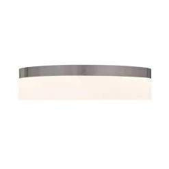 13.75 in. 21-Watt Brushed Nickel Integrated LED Ceiling Flush Mount by Home Decorators Collection -Outlet Home Decorators Collection Store brushed nickel home decorators collection flush mount lights 20747 001 a0 1000