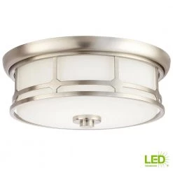 Portland Court 14 in. Brushed Nickel LED Flush Mount Ceiling Light by Home Decorators Collection 17 Portland Court 14 in. Brushed Nickel LED Flush Mount Ceiling Light by Home Decorators Collection -Outlet Home Decorators Collection Store brushed nickel home decorators collection flush mount lights 23952 1f 1000