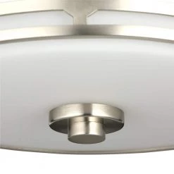 Portland Court 14 in. Brushed Nickel LED Flush Mount Ceiling Light by Home Decorators Collection 15 Portland Court 14 in. Brushed Nickel LED Flush Mount Ceiling Light by Home Decorators Collection -Outlet Home Decorators Collection Store brushed nickel home decorators collection flush mount lights 23952 77 1000