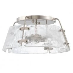 Archdale 16 in. 3-Light Brushed Nickel Flush Mount by Home Decorators Collection -Outlet Home Decorators Collection Store brushed nickel home decorators collection flush mount lights 7988hdcbn 1d 1000