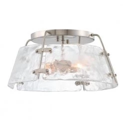 Archdale 16 in. 3-Light Brushed Nickel Flush Mount by Home Decorators Collection -Outlet Home Decorators Collection Store brushed nickel home decorators collection flush mount lights 7988hdcbn 31 1000