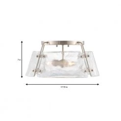 Archdale 16 in. 3-Light Brushed Nickel Flush Mount by Home Decorators Collection -Outlet Home Decorators Collection Store brushed nickel home decorators collection flush mount lights 7988hdcbn 40 1000