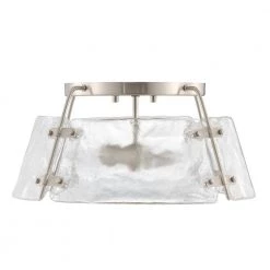 Archdale 16 in. 3-Light Brushed Nickel Flush Mount by Home Decorators Collection -Outlet Home Decorators Collection Store brushed nickel home decorators collection flush mount lights 7988hdcbn 76 1000