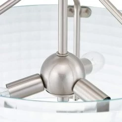 Westlyn 15 in. 3-Light Brushed Nickel Semi-Flush Mount by Home Decorators Collection -Outlet Home Decorators Collection Store brushed nickel home decorators collection flush mount lights 8002hdcbn 66 1000