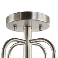 Shirwell 3-Light Brushed Nickel Semi-Flush Mount with Clear Glass Shade by Home Decorators Collection 13 Shirwell 3-Light Brushed Nickel Semi-Flush Mount with Clear Glass Shade by Home Decorators Collection -Outlet Home Decorators Collection Store brushed nickel home decorators collection flush mount lights ds18178 66 1000