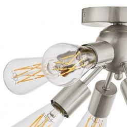 Adriel 17.13 in. 8-Light Brushed Nickel Flush Mount by Home Decorators Collection -Outlet Home Decorators Collection Store brushed nickel home decorators collection flush mount lights dshd19549f1 a0 1000