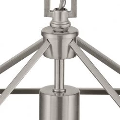 Weyburn 1-Light Caged Brushed Nickel Farmhouse Hanging Mini Kitchen Pendant Light by Home Decorators Collection -Outlet Home Decorators Collection Store brushed nickel home decorators collection pendant lights 16201 bn a0 1000