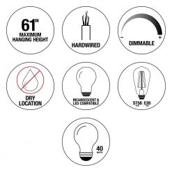 Mullins 1-Light Brushed Nickel Mini Pendant with Clear Glass Shade by Home Decorators Collection -Outlet Home Decorators Collection Store brushed nickel home decorators collection pendant lights 27228 40 1000