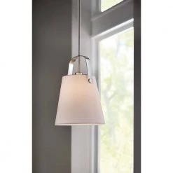 Survey 1-Light Brushed Nickel Mini Pendant by Home Decorators Collection -Outlet Home Decorators Collection Store brushed nickel home decorators collection pendant lights 7981hdcbn 1f 1000