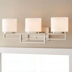 Tustna 3-Light Brushed Nickel Bathroom Vanity Light with Opal Glass Shades by Home Decorators Collection -Outlet Home Decorators Collection Store brushed nickel home decorators collection vanity lighting 20366 001 a0 1000