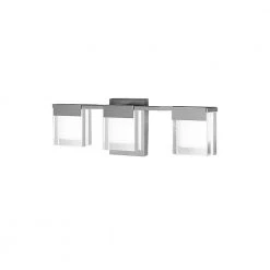 VICINO 3-Light Brushed Nickel Integrated LED Bathroom Vanity Light Bar by Home Decorators Collection -Outlet Home Decorators Collection Store brushed nickel home decorators collection vanity lighting 204984a c3 1000