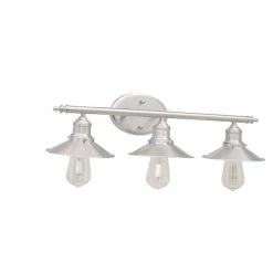 Glenhurst 25 in. 3-Light Brushed Nickel Farmhouse Bathroom Vanity Light Fixture with Metal Shades by Home Decorators Collection 16 Glenhurst 25 in. 3-Light Brushed Nickel Farmhouse Bathroom Vanity Light Fixture with Metal Shades by Home Decorators Collection -Outlet Home Decorators Collection Store brushed nickel home decorators collection vanity lighting hd 8003 bn 66 1000