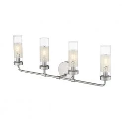 Taspen 30 in. 4-Light Brushed Nickel Vanity Light by Home Decorators Collection -Outlet Home Decorators Collection Store brushed nickel home decorators collection vanity lighting hdli004 1f 1000