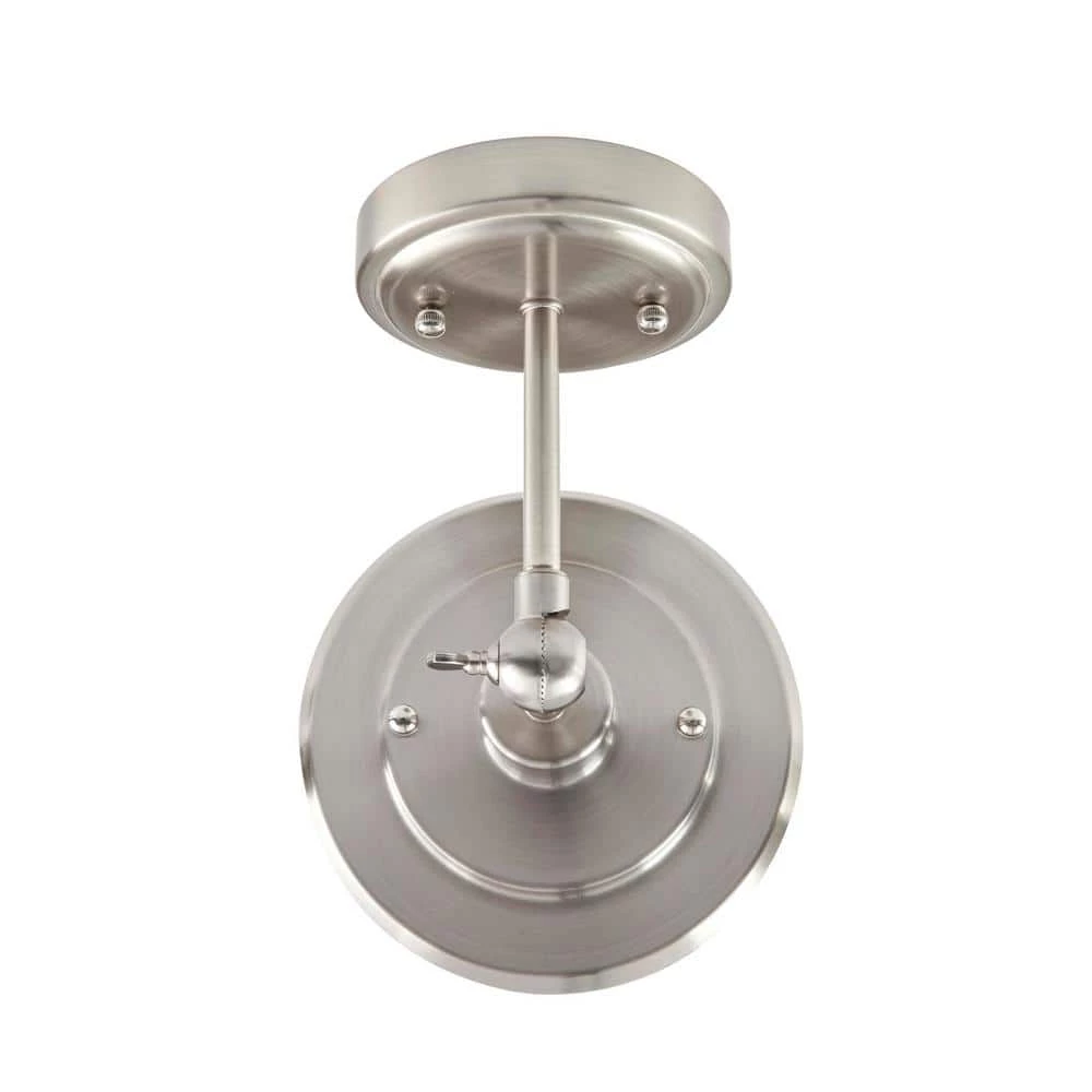 1-Light Brushed Nickel Wall Sconce by Home Decorators Collection 8 1-Light Brushed Nickel Wall Sconce by Home Decorators Collection - Image 6