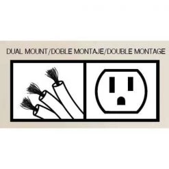 2-Light Brushed Nickel Dual Mount Wall Sconce with Fabric Shade and Bulbs Included T20 by Home Decorators Collection -Outlet Home Decorators Collection Store brushed nickel home decorators collection wall sconces 20535 003 4f 1000