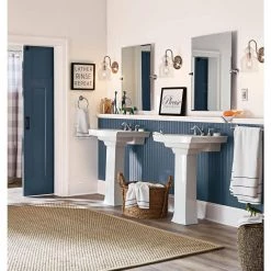 Garridan 1-Light Brushed Nickel Wall Sconce with Clear Glass Shade by Home Decorators Collection -Outlet Home Decorators Collection Store brushed nickel home decorators collection wall sconces 7943hdcdi 1d 1000