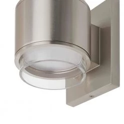 Upton Brushed Nickel LED Sconce by Home Decorators Collection -Outlet Home Decorators Collection Store brushed nickel home decorators collection wall sconces jjm3482l 1d 1000