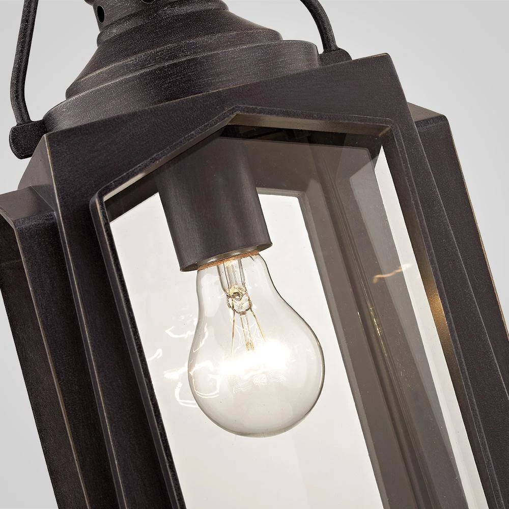 1-Light Charred Iron Medium Outdoor Hanging Pendant by Home Decorators Collection 6 1-Light Charred Iron Medium Outdoor Hanging Pendant by Home Decorators Collection - Image 4