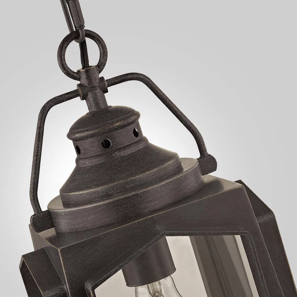 1-Light Charred Iron Medium Outdoor Hanging Pendant by Home Decorators Collection 7 1-Light Charred Iron Medium Outdoor Hanging Pendant by Home Decorators Collection - Image 5