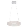 Wesley Park 100-Watt Integrated LED Chrome Pendant Hanging Light with Clear Round Acrylic Ring Shade by Home Decorators Collection -Outlet Home Decorators Collection Store chrome home decorators collection chandeliers 21221 64 1000