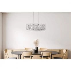 Westchester 6-Light Chrome Oval Chandelier by Home Decorators Collection -Outlet Home Decorators Collection Store chrome home decorators collection chandeliers 37860 hbn 44 1000