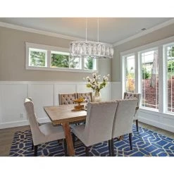 Westchester 6-Light Chrome Oval Chandelier by Home Decorators Collection -Outlet Home Decorators Collection Store chrome home decorators collection chandeliers 37860 hbn 4f 1000