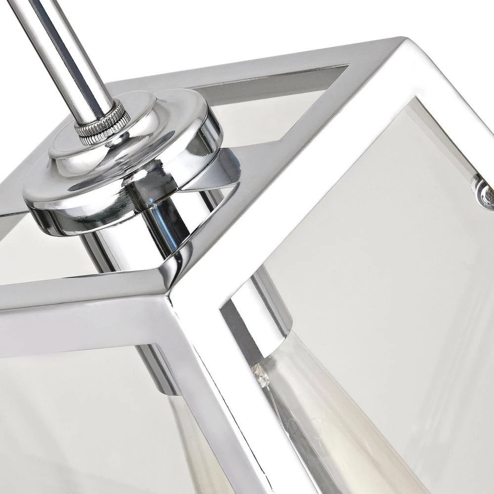 Knightley 1-Light Chrome and Glass Mini Pendant by Home Decorators Collection 10 Knightley 1-Light Chrome and Glass Mini Pendant by Home Decorators Collection - Image 8