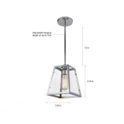 Knightley 1-Light Chrome and Glass Mini Pendant by Home Decorators Collection 15 Knightley 1-Light Chrome and Glass Mini Pendant by Home Decorators Collection -Outlet Home Decorators Collection Store chrome home decorators collection chandeliers p114 chr 40 1000