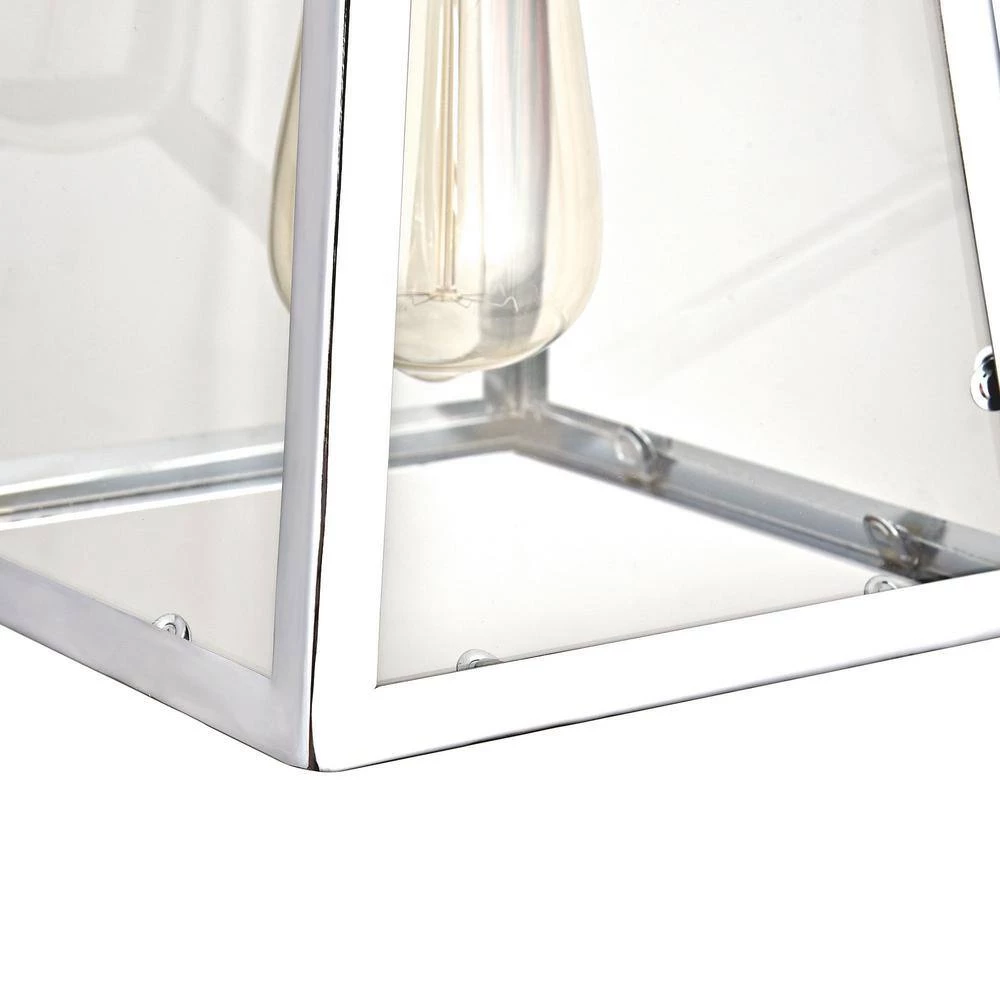 Knightley 1-Light Chrome and Glass Mini Pendant by Home Decorators Collection 11 Knightley 1-Light Chrome and Glass Mini Pendant by Home Decorators Collection - Image 9