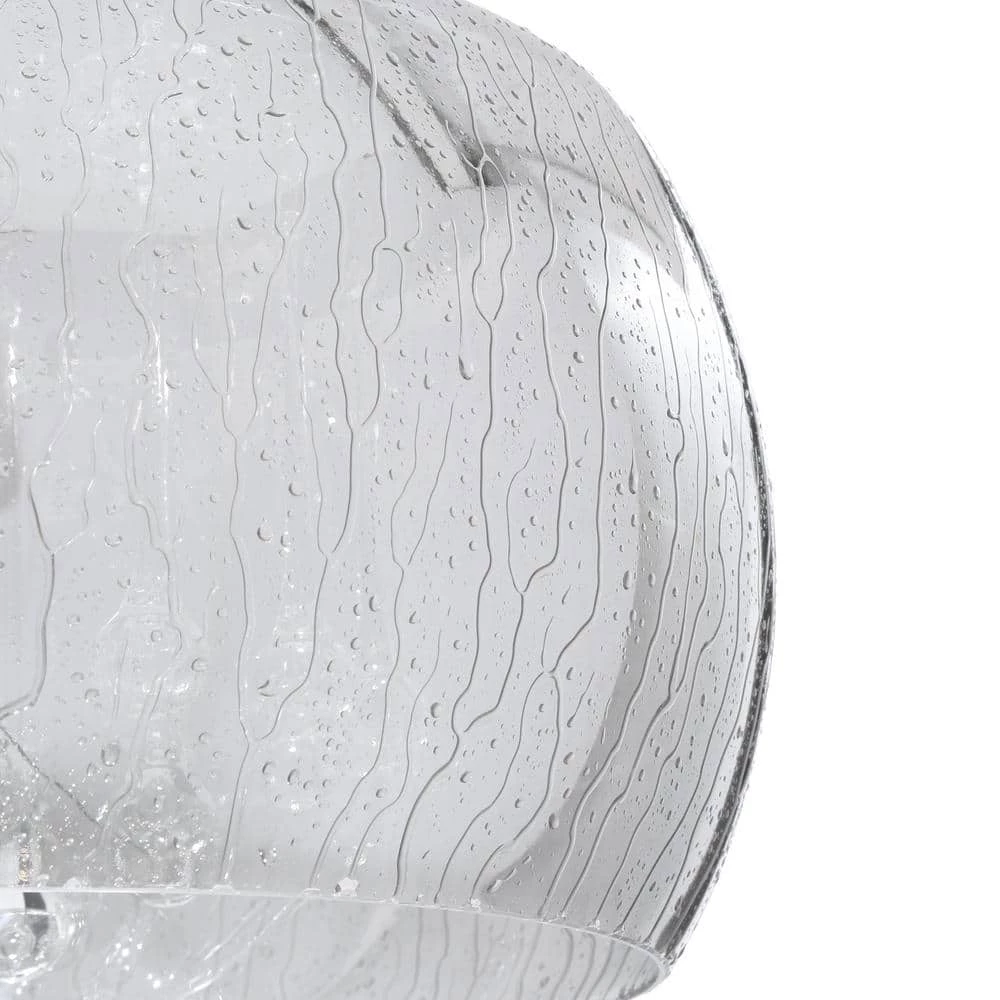 5-Light Chrome Glass Integrated LED Flush Mount with Clear Glass Beads by Home Decorators Collection 9 5-Light Chrome Glass Integrated LED Flush Mount with Clear Glass Beads by Home Decorators Collection - Image 7