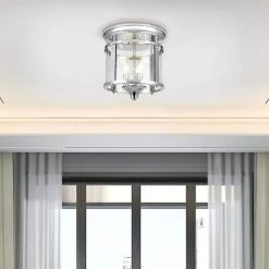 Wingate 12.25 in. 3-Light Polished Chrome Flush Mount Ceiling Light by Home Decorators Collection -Outlet Home Decorators Collection Store chrome home decorators collection flush mount lights 21094 000 31 1000