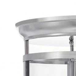 Wingate 12.25 in. 3-Light Polished Chrome Flush Mount Ceiling Light by Home Decorators Collection -Outlet Home Decorators Collection Store chrome home decorators collection flush mount lights 21094 000 66 1000