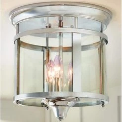 Wingate 12.25 in. 3-Light Polished Chrome Flush Mount Ceiling Light by Home Decorators Collection -Outlet Home Decorators Collection Store chrome home decorators collection flush mount lights 21094 000 c3 1000