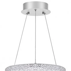 Wesley Park 11 in. Chrome LED Round Semi-Flush Mount Ceiling Light by Home Decorators Collection -Outlet Home Decorators Collection Store chrome home decorators collection flush mount lights 21223 1d 1000