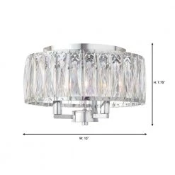 Atherton 3-Light Chrome Flush Mount by Home Decorators Collection -Outlet Home Decorators Collection Store chrome home decorators collection flush mount lights 34762 hbu 40 1000