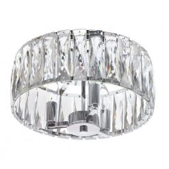 Atherton 3-Light Chrome Flush Mount by Home Decorators Collection -Outlet Home Decorators Collection Store chrome home decorators collection flush mount lights 34762 hbu 4f 1000
