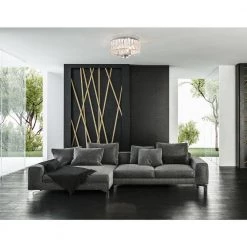 Atherton 3-Light Chrome Flush Mount by Home Decorators Collection -Outlet Home Decorators Collection Store chrome home decorators collection flush mount lights 34762 hbu c3 1000