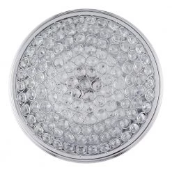 Crystal 13 in. Chrome LED Flush Mount by Home Decorators Collection -Outlet Home Decorators Collection Store chrome home decorators collection flush mount lights jju3011l 9 cr 1d 1000