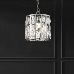 Kristella 1-Light Crystal and Chrome Pendant by Home Decorators Collection 22 Kristella 1-Light Crystal and Chrome Pendant by Home Decorators Collection -Outlet Home Decorators Collection Store chrome home decorators collection pendant lights 30685 hbu 44 1000