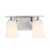 2-Light Chrome Square Bath Vanity Light with Etched White Glass by Home Decorators Collection -Outlet Home Decorators Collection Store chrome home decorators collection vanity lighting 15332 64 1000